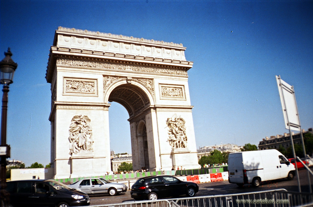 Париж: Триумфальная арка.